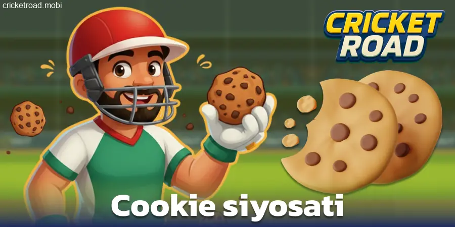 Cricket Road o‘yinchisi cookie fayllari
