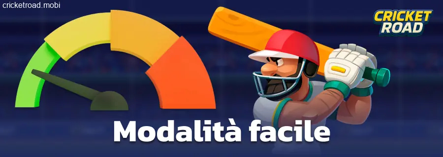 Primo livello di difficoltà per i giocatori di Cricket Road