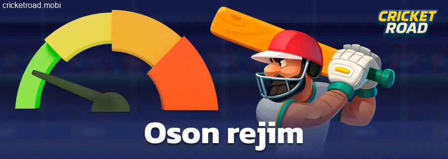 Cricket Road o‘yinchilari uchun birinchi qiyinchilik darajasi