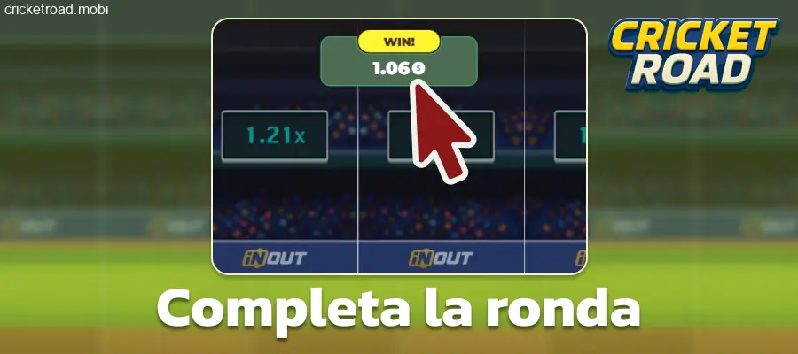 Completar una ronda de Cricket Road