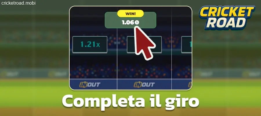 Completa un round di Cricket Road