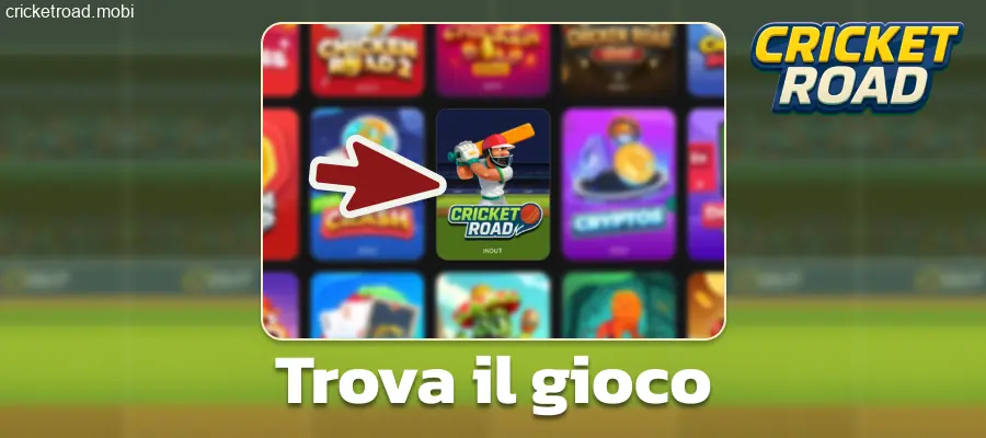 Trova il gioco Cricket Road