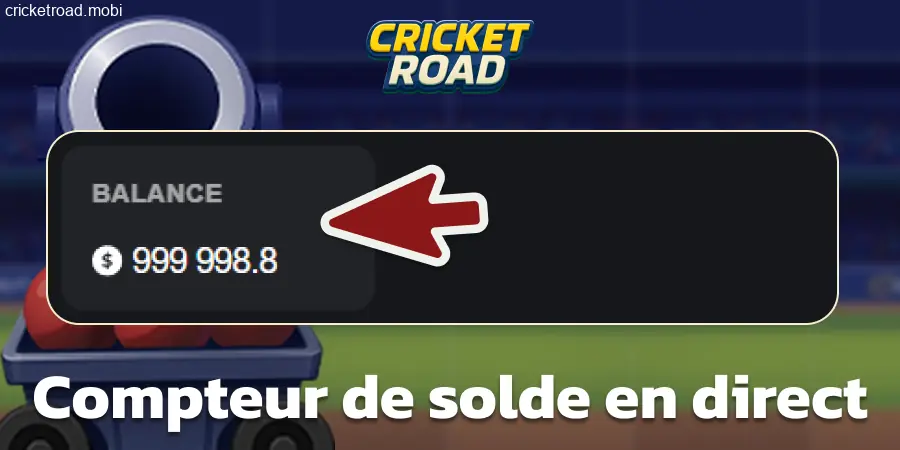 Échelle des gains en espèces de Cricket Road
