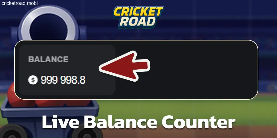 Cricket Road cash amount scale