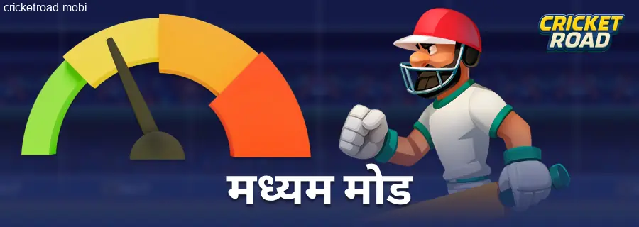Cricket Road खिलाड़ियों के लिए दूसरा कठिनाई स्तर