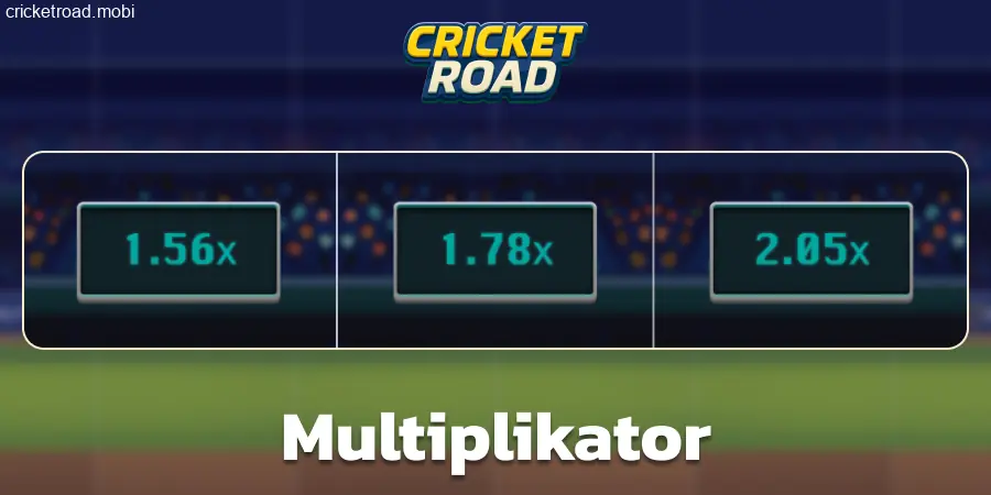 Cricket Road o‘yin koeffitsientlari