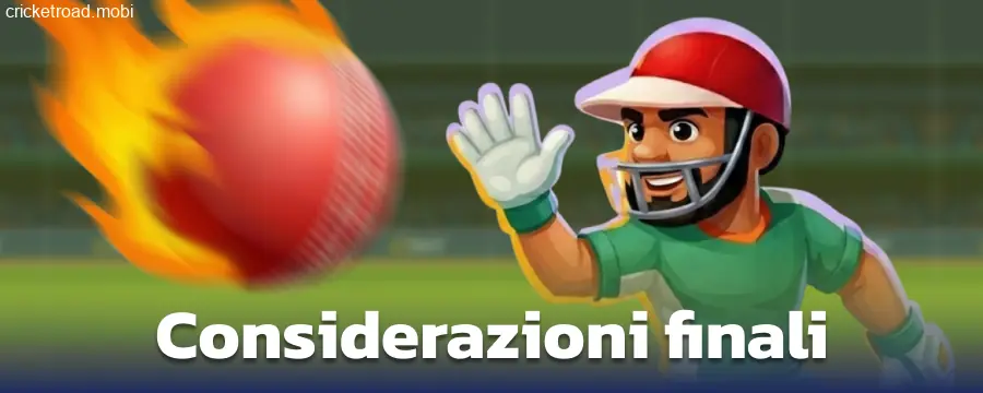 Conclusione su Cricket Road